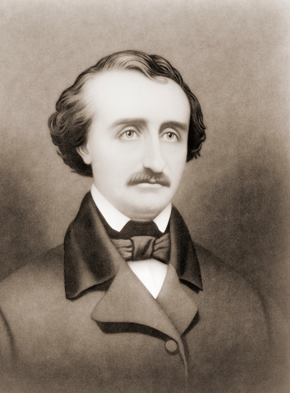Edgar Allen Poe, egy 19. századi nyomat után alkotó: American School