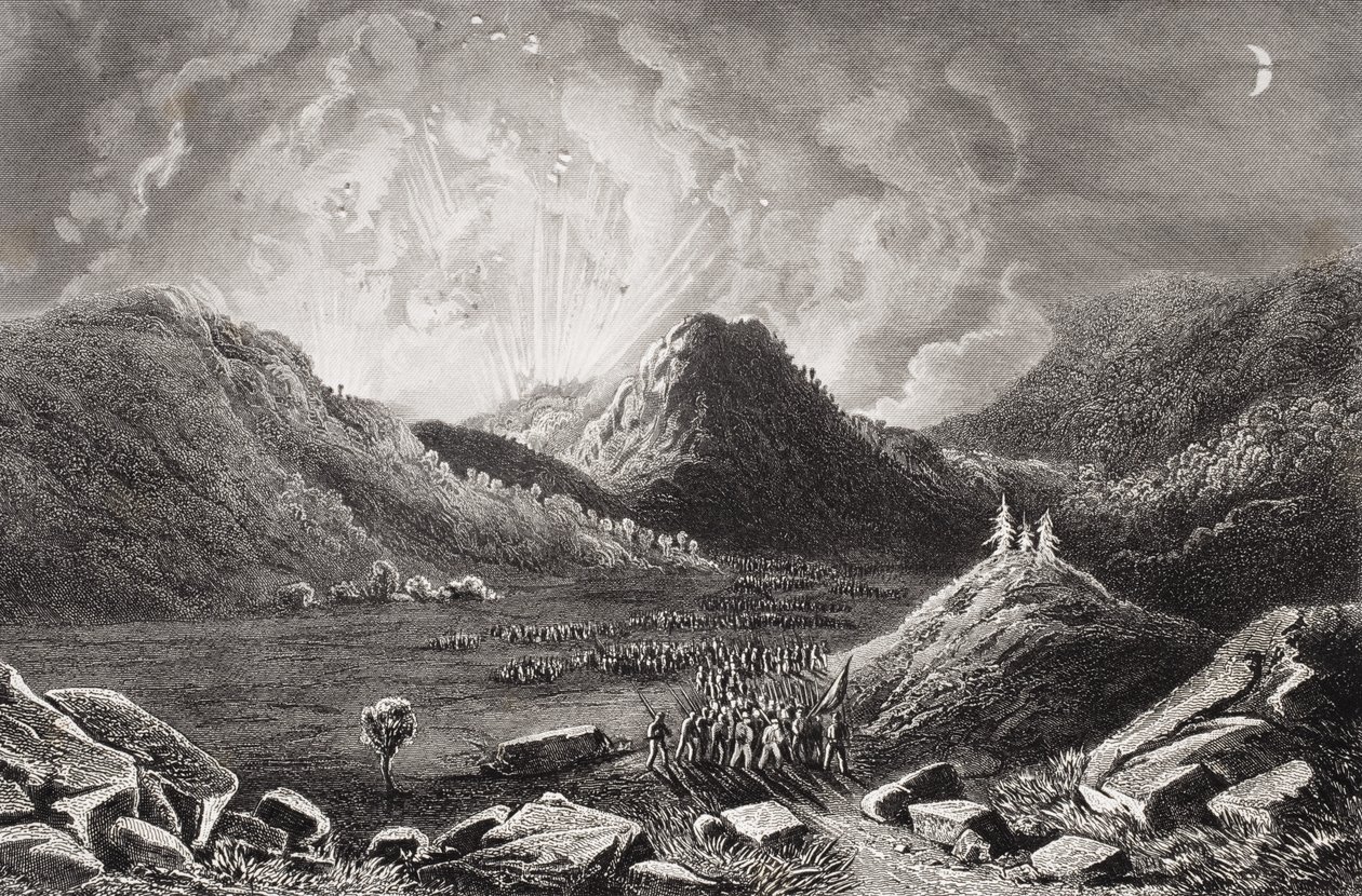 Cumberland Gap kiürítése, Tennessee, 1862. szeptember alkotó: American School