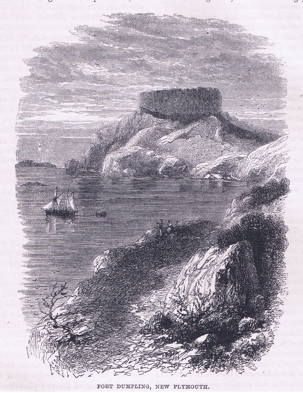Fort Dumpling, New Plymouth 1665, illusztráció a Cassells History of the United States pubból. írta Petter & Galpin 1890 körül alkotó: American School
