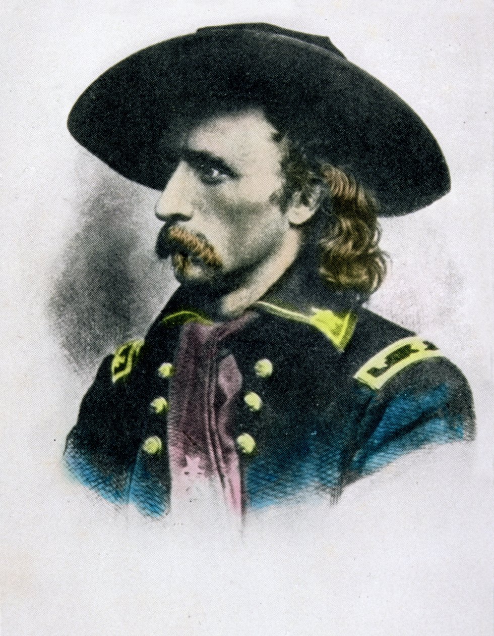 George Armstrong Custer (későbbi színezés) alkotó: American School