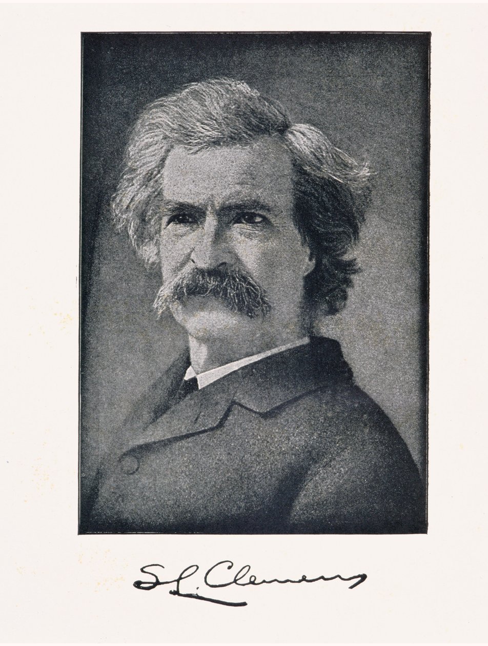 Mark Twain (Samuel Langhorne Clemens álneve) (1835-1910) alkotó: American School