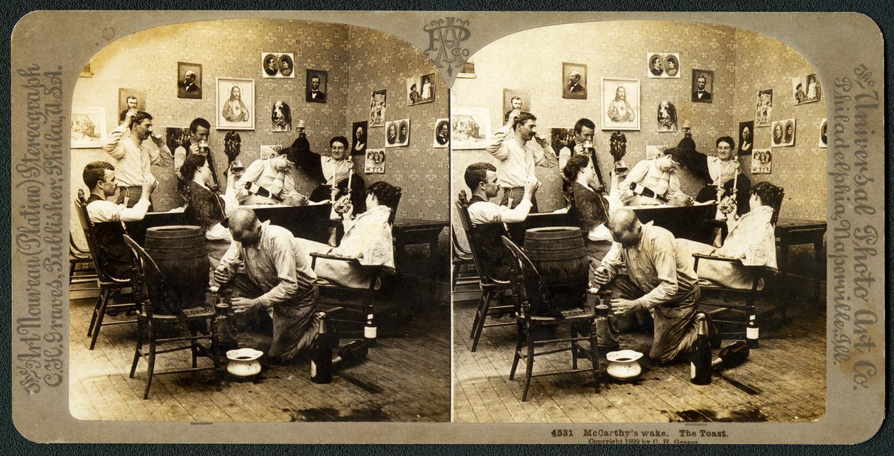 McCarthys Wake (2. rész), 1899 (sztereográf) alkotó: American School