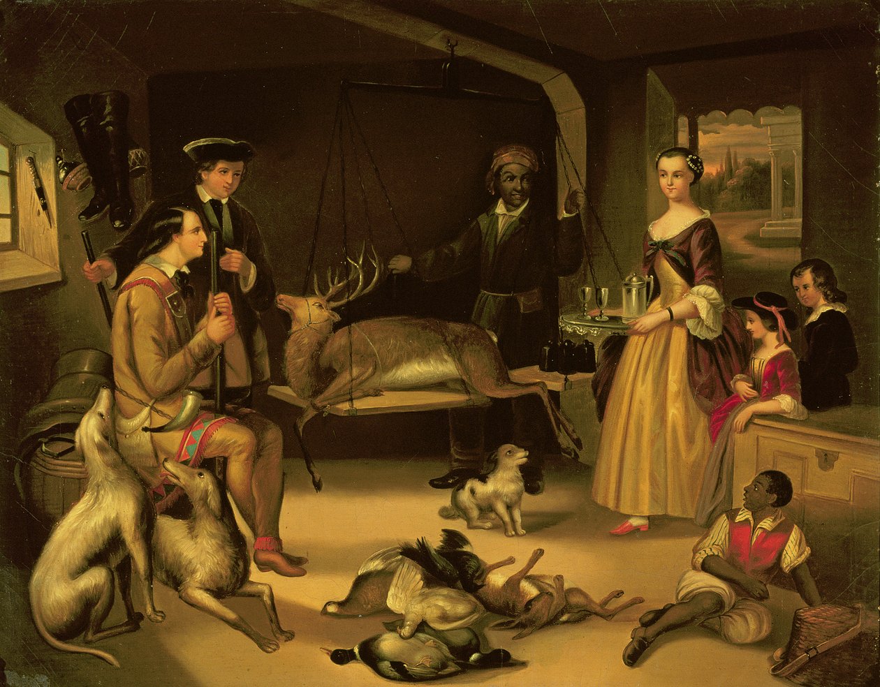 Mount Vernon a régi időkben alkotó: American School