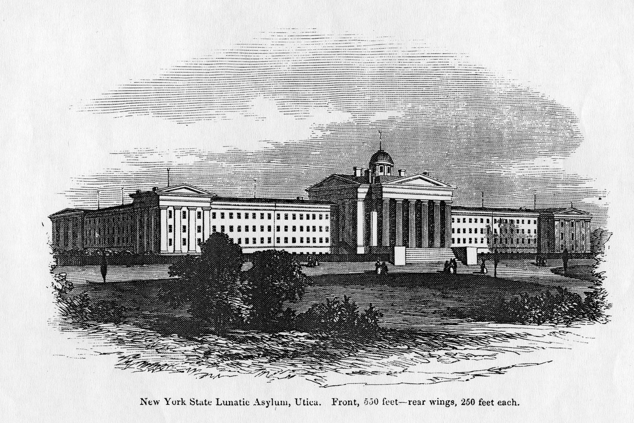 New York állam őrültek menhelye Uticában alkotó: American School