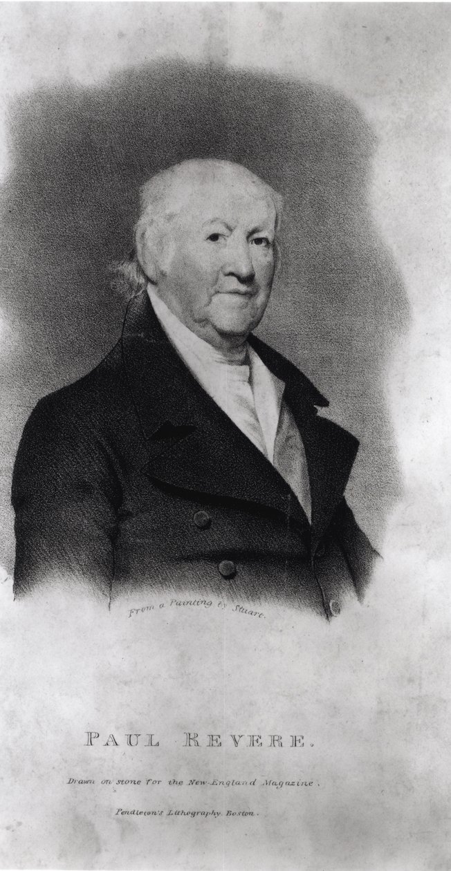 Paul Revere, a "The New England Magazine"-tól alkotó: American School