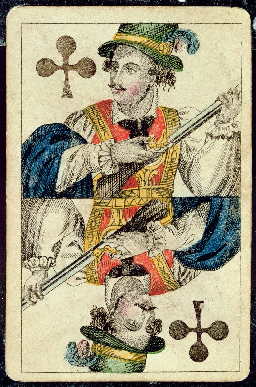 Játékkártya: Jack of Clubs alkotó: American School