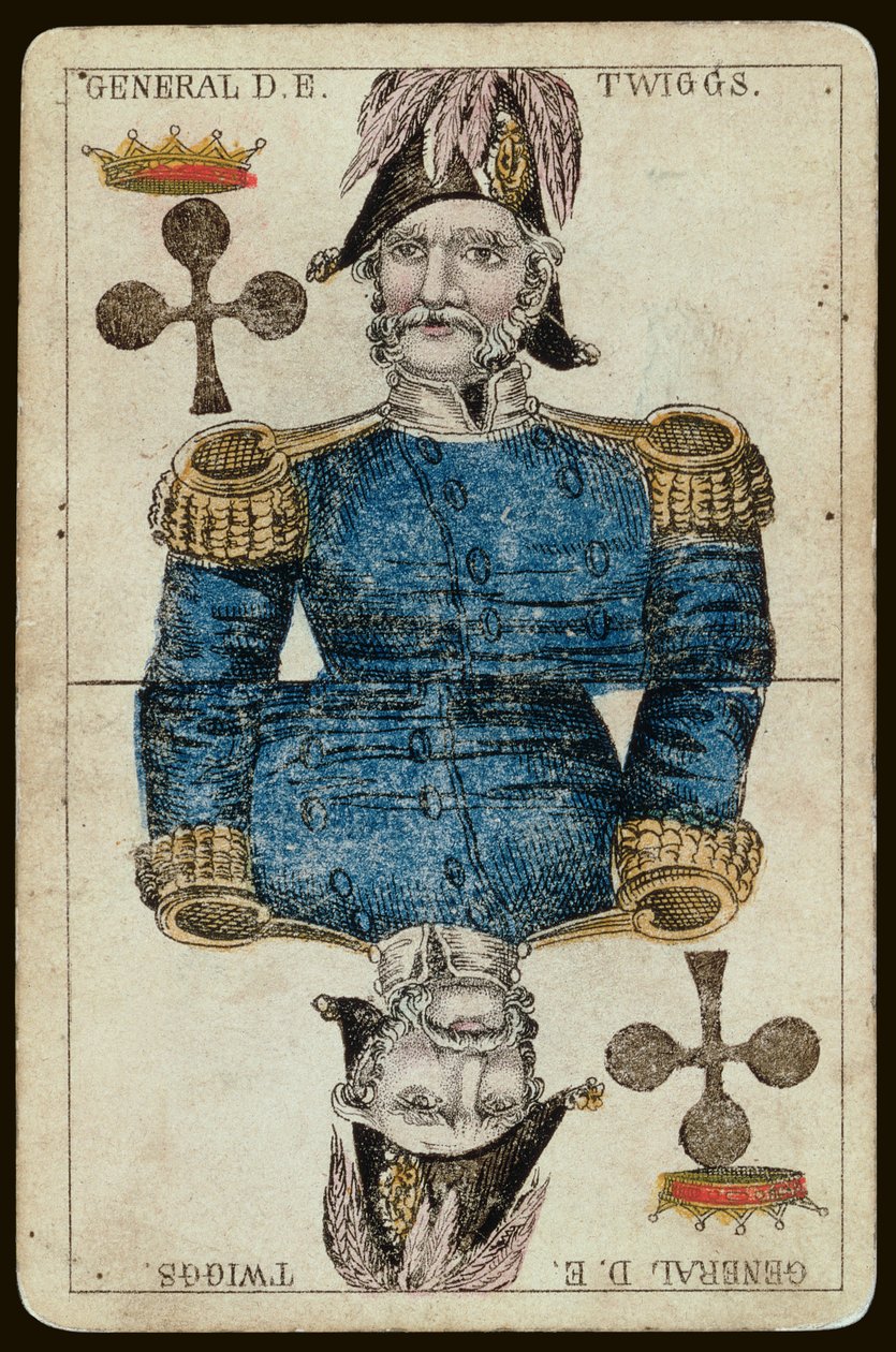 Játékkártya: King of Clubs alkotó: American School