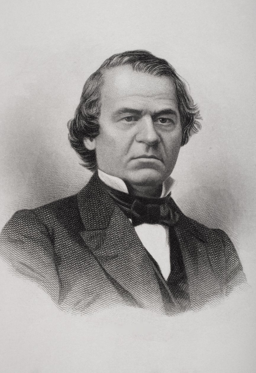 Andrew Johnson (1808-75) portréja alkotó: American School
