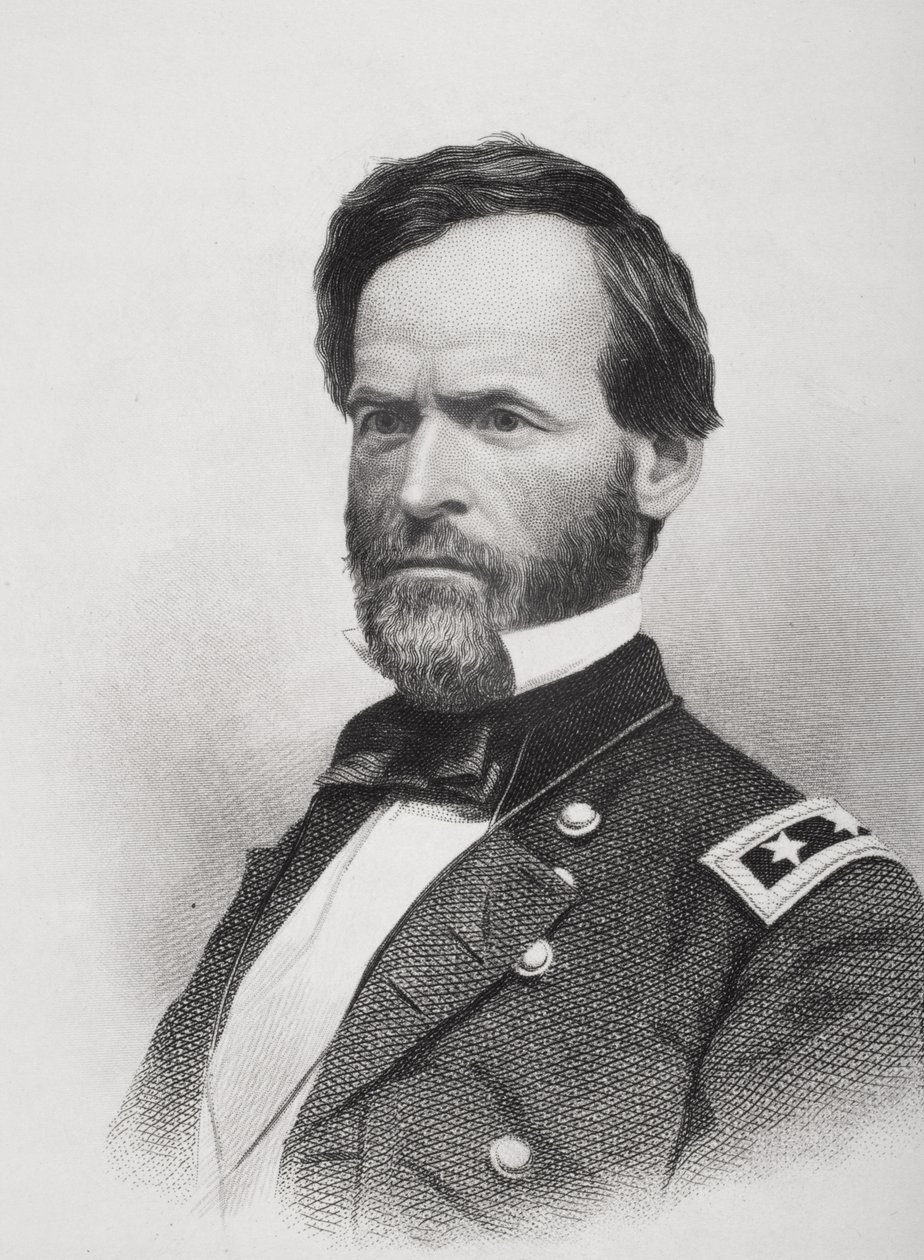 William Tecumseh Sherman tábornok (1820-91) portréja alkotó: American School