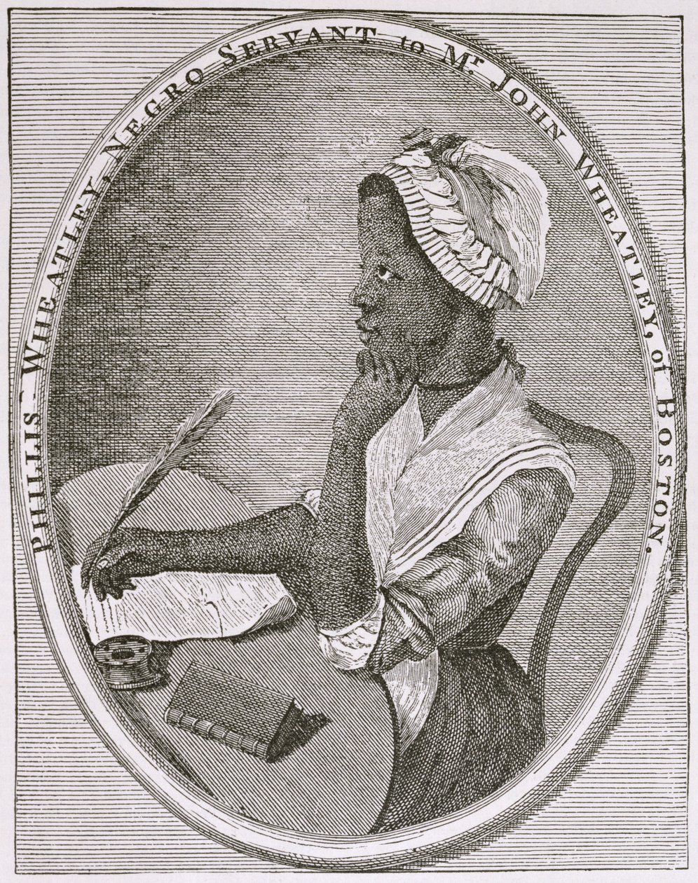 Phillis Wheatley portréja alkotó: American School