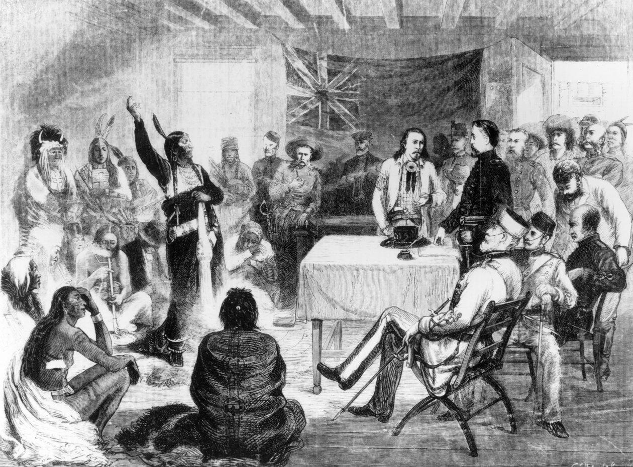 Ülő Bika Tanács, 1877 alkotó: American School