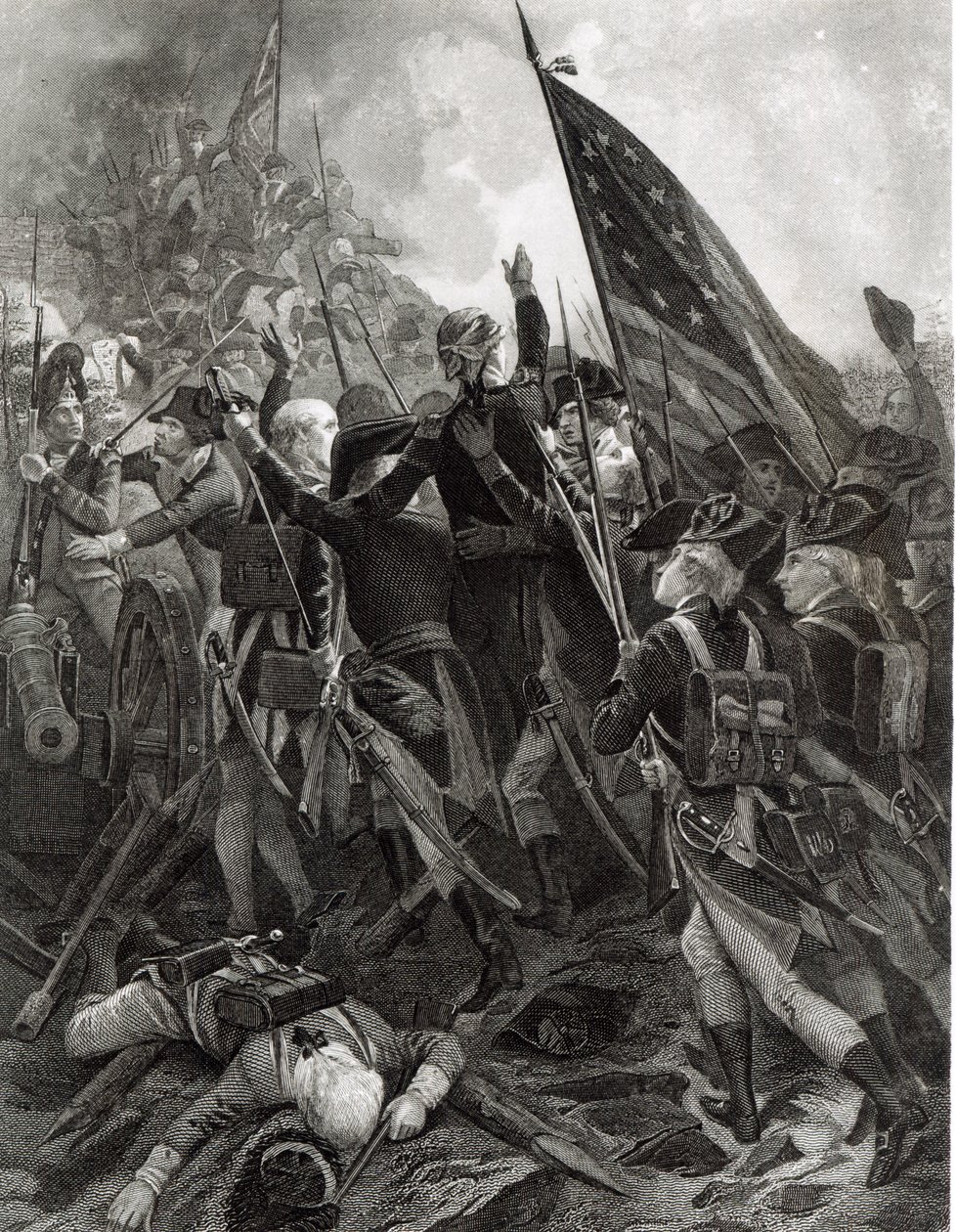 Stony Point megrohanása, 1779. július alkotó: American School