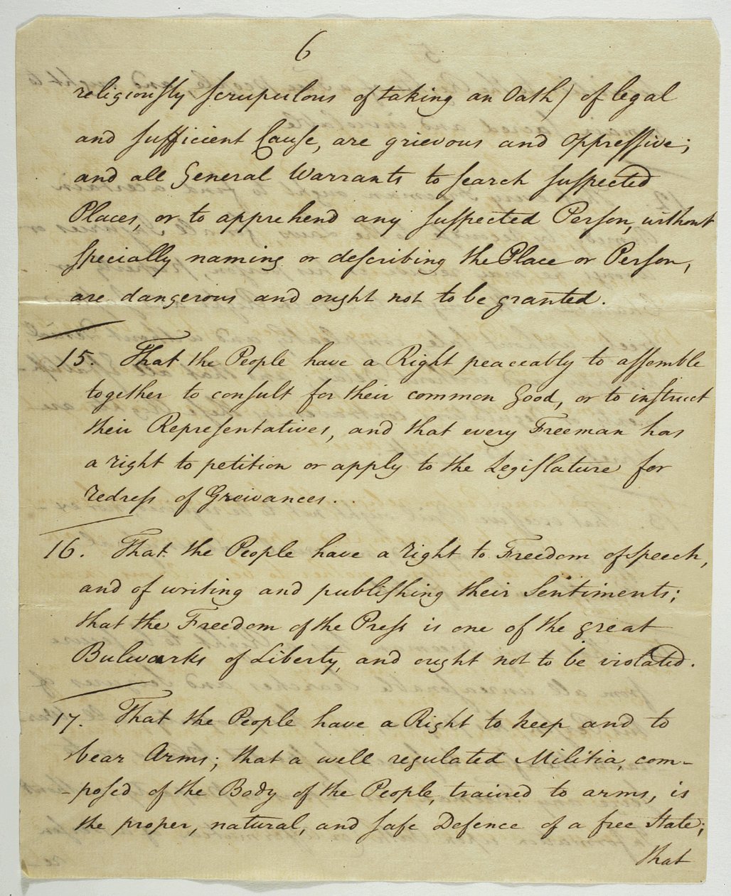 A Bill of Rights, a Federal Hallban aláírt példány, 1789 (tintával papíron) alkotó: American School