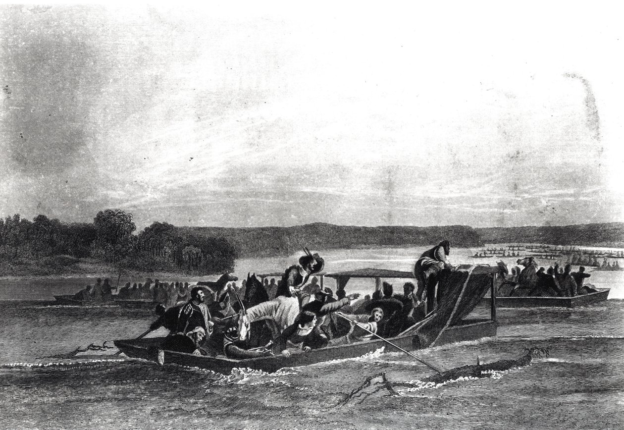A Mississippi felfedezése, de Soto, 1541. május 21 alkotó: American School