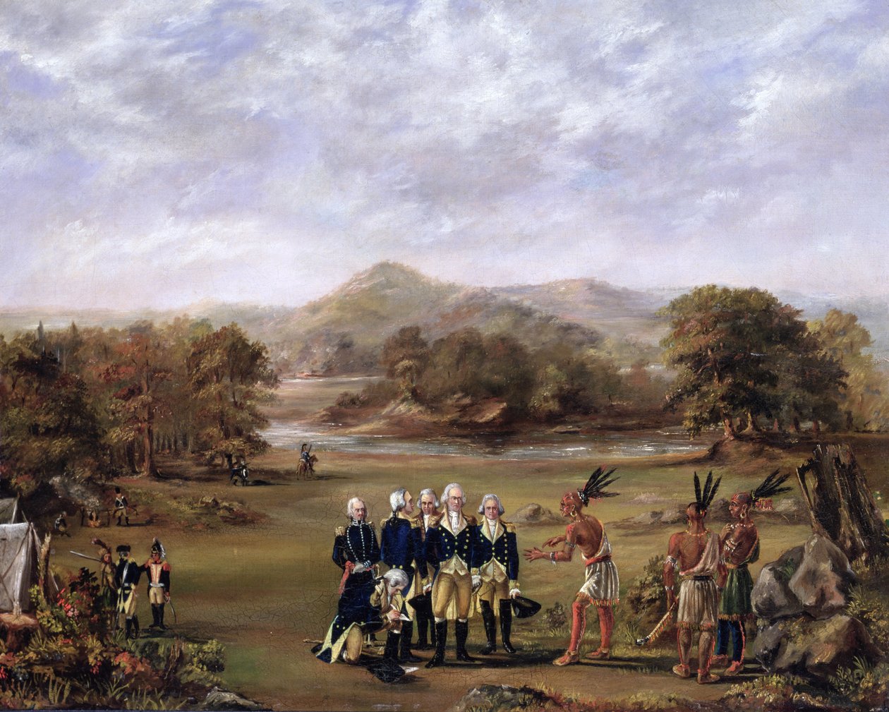A Greenville-i Szerződés 1795. augusztus 3-án 1805 alkotó: American School
