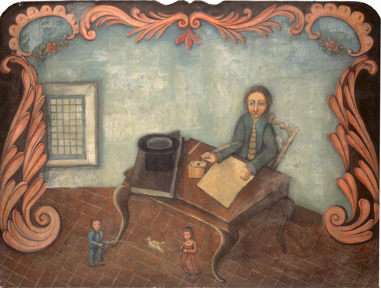 Az Íróasztalnál alkotó: American 18th Century