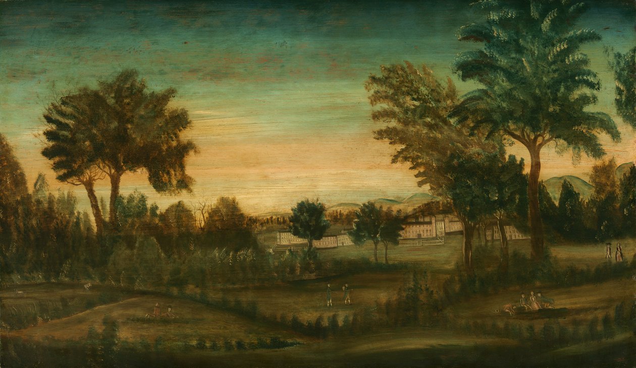 Táj épületekkel alkotó: American 18th Century