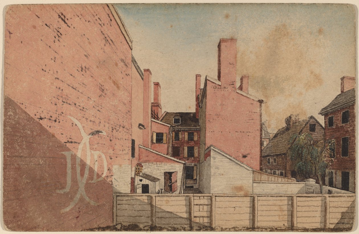 Kilátás egy keleti ablakból az Old Sugar House-ban, No.3 Norris