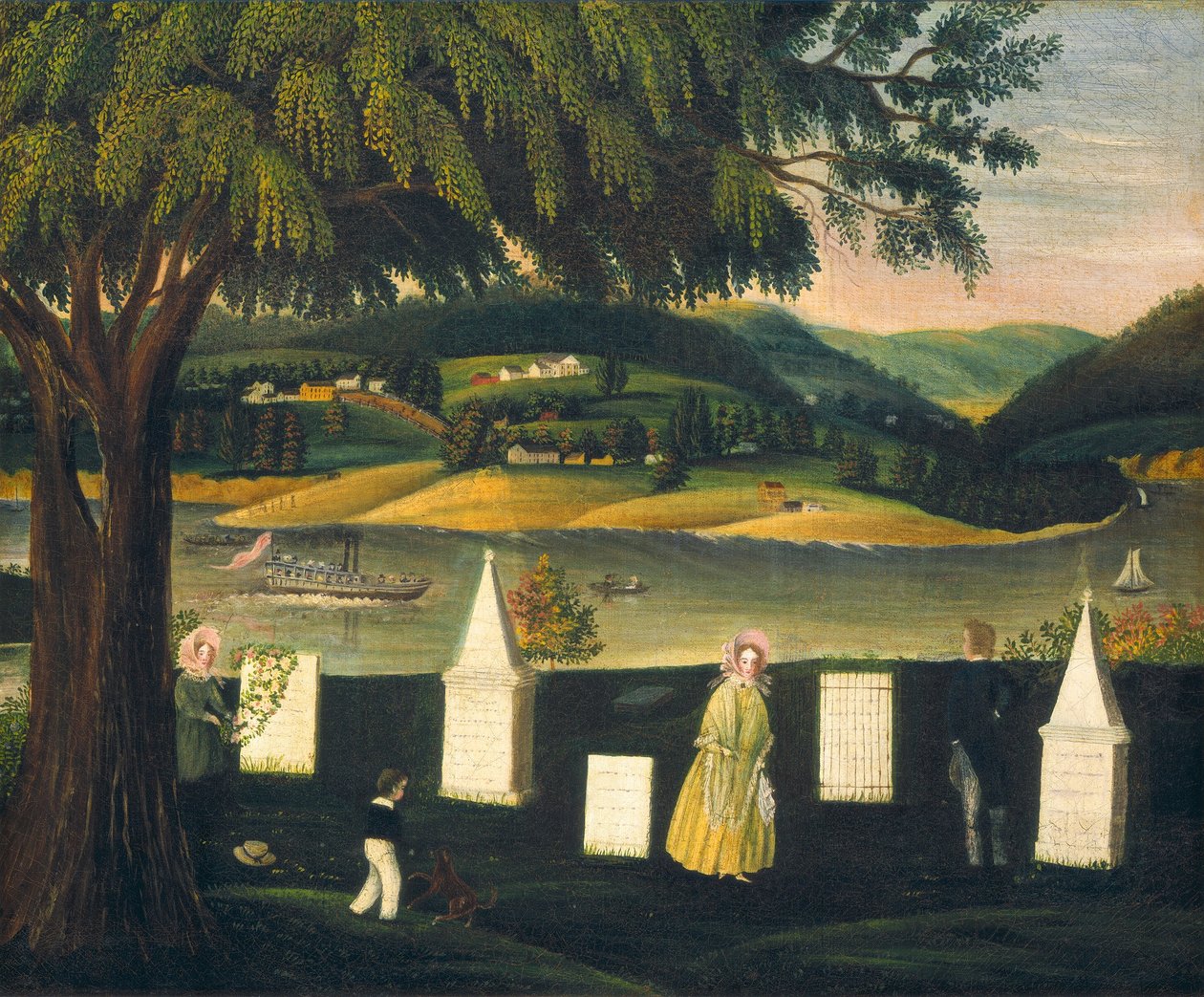 Családi temető alkotó: American 19th Century