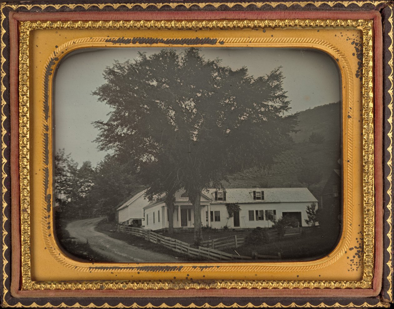 Ház egy domboldalon alkotó: American 19th Century