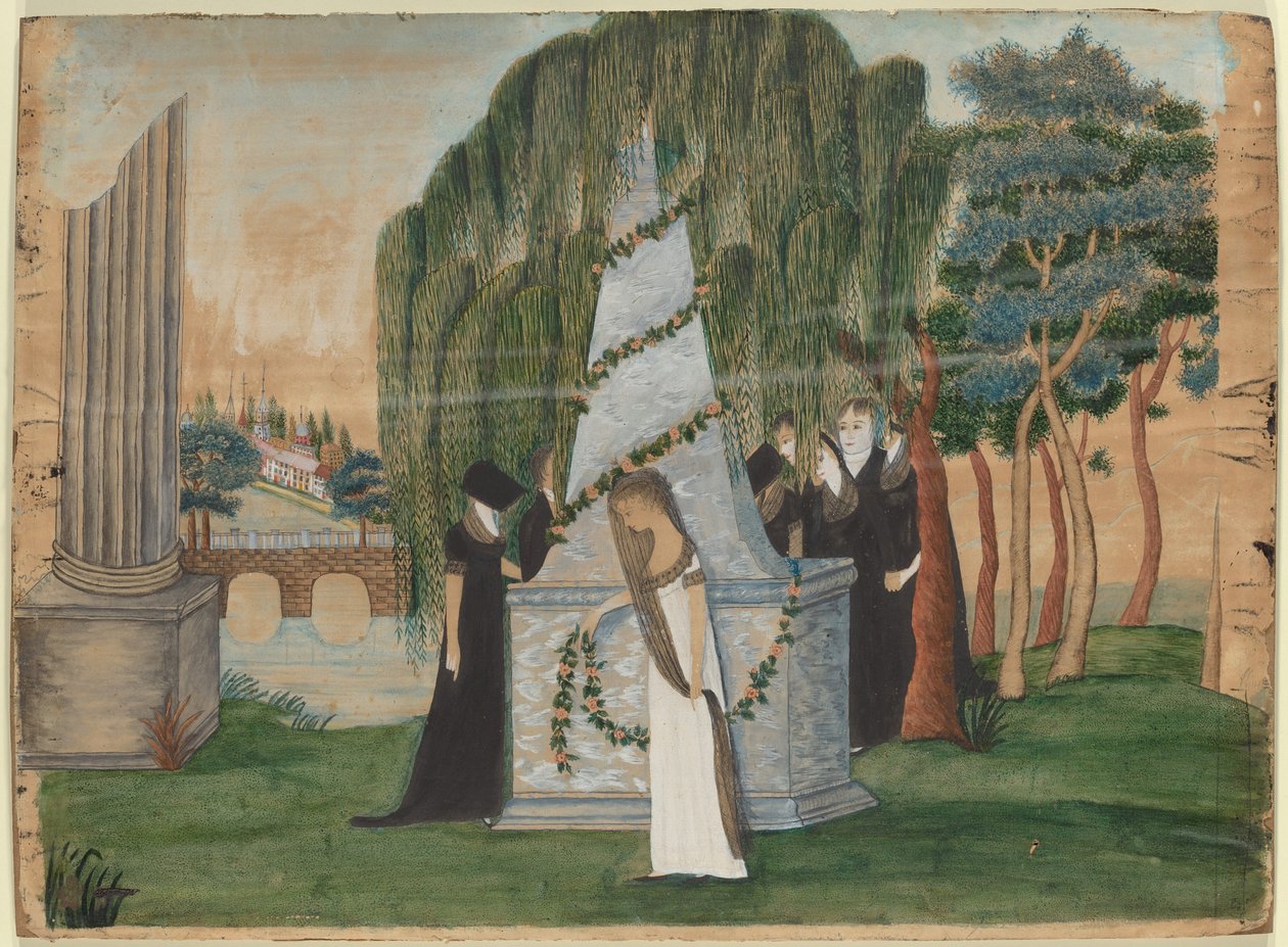 In Memoriam – oszlop a bal oldalon alkotó: American 19th Century