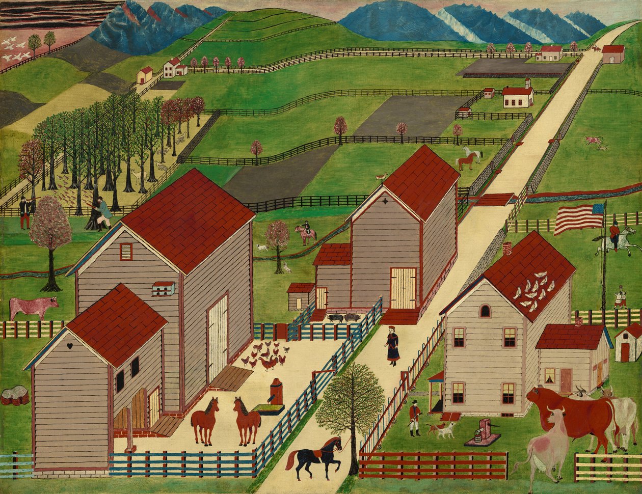 Mahantango Valley Farm alkotó: American 19th Century