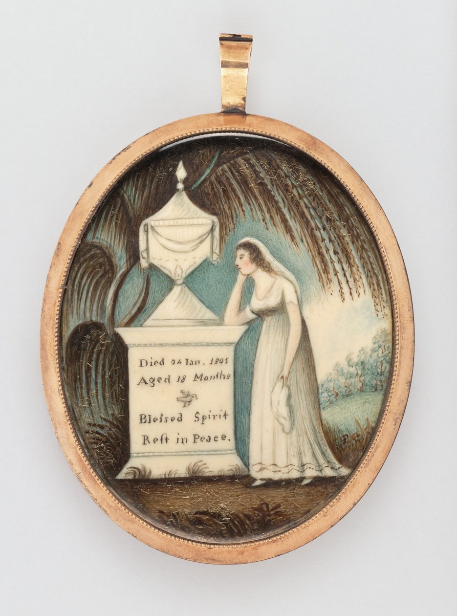 Emlékminiatűr alkotó: American 19th Century