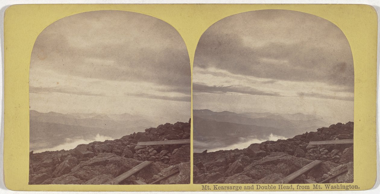 Mt. Kearsarge és Double Head, Mt. Washingtonból alkotó: American 19th Century