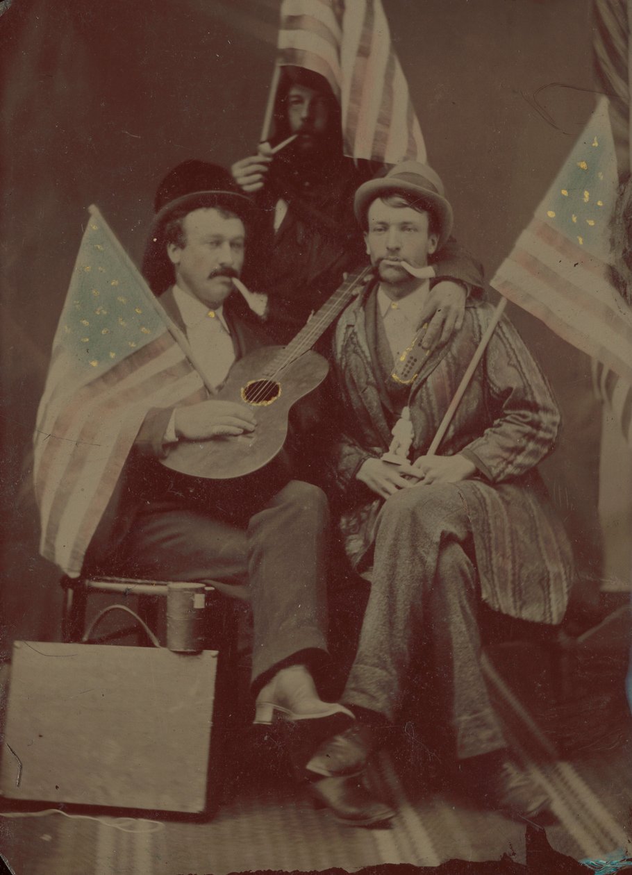 Három férfi portréja alkotó: American 19th Century
