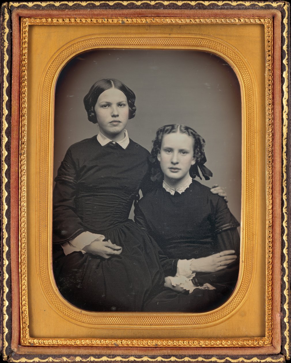 Két lány portréja alkotó: American 19th Century