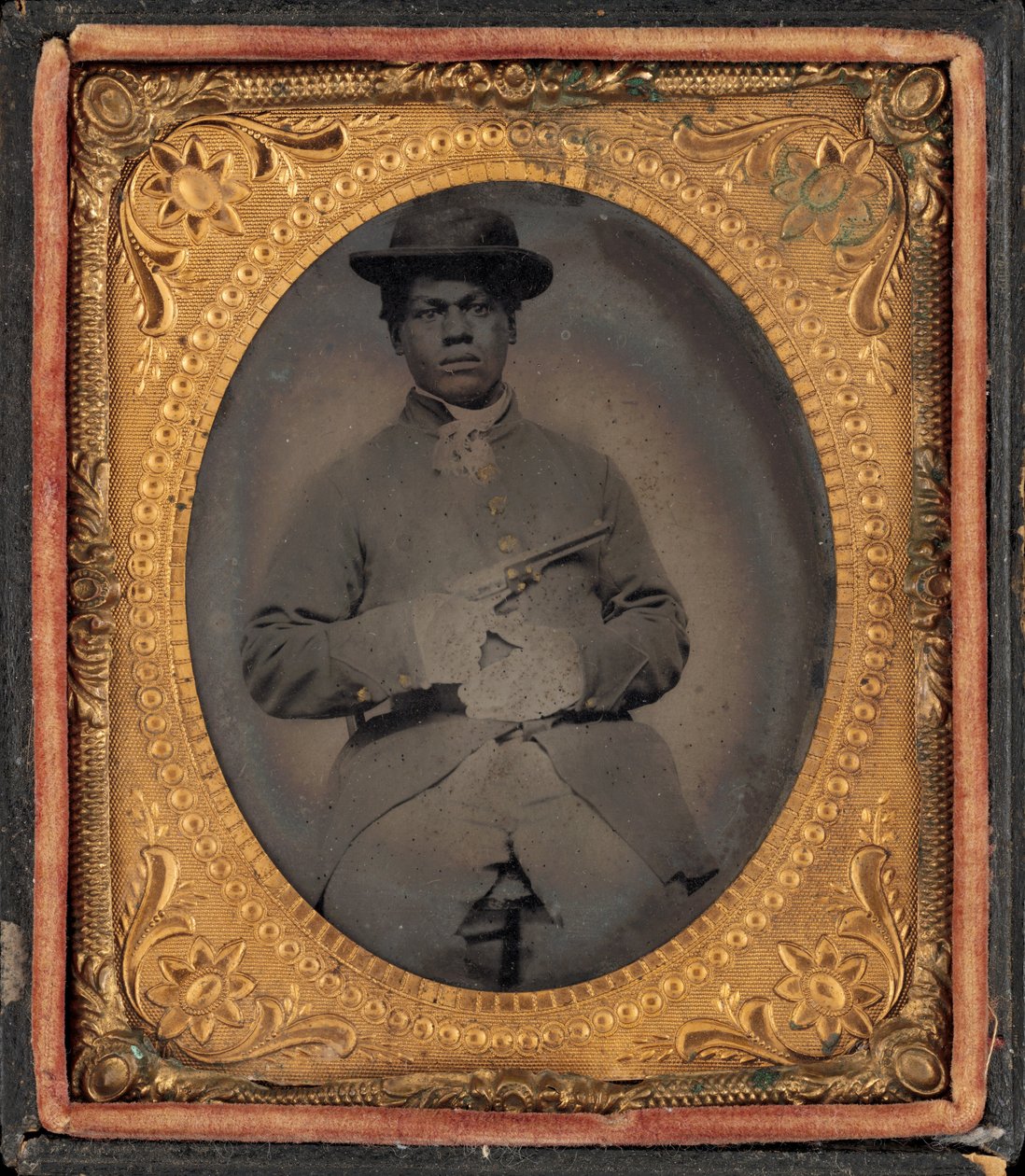 Egy USCT magánszemély portréja alkotó: American 19th Century