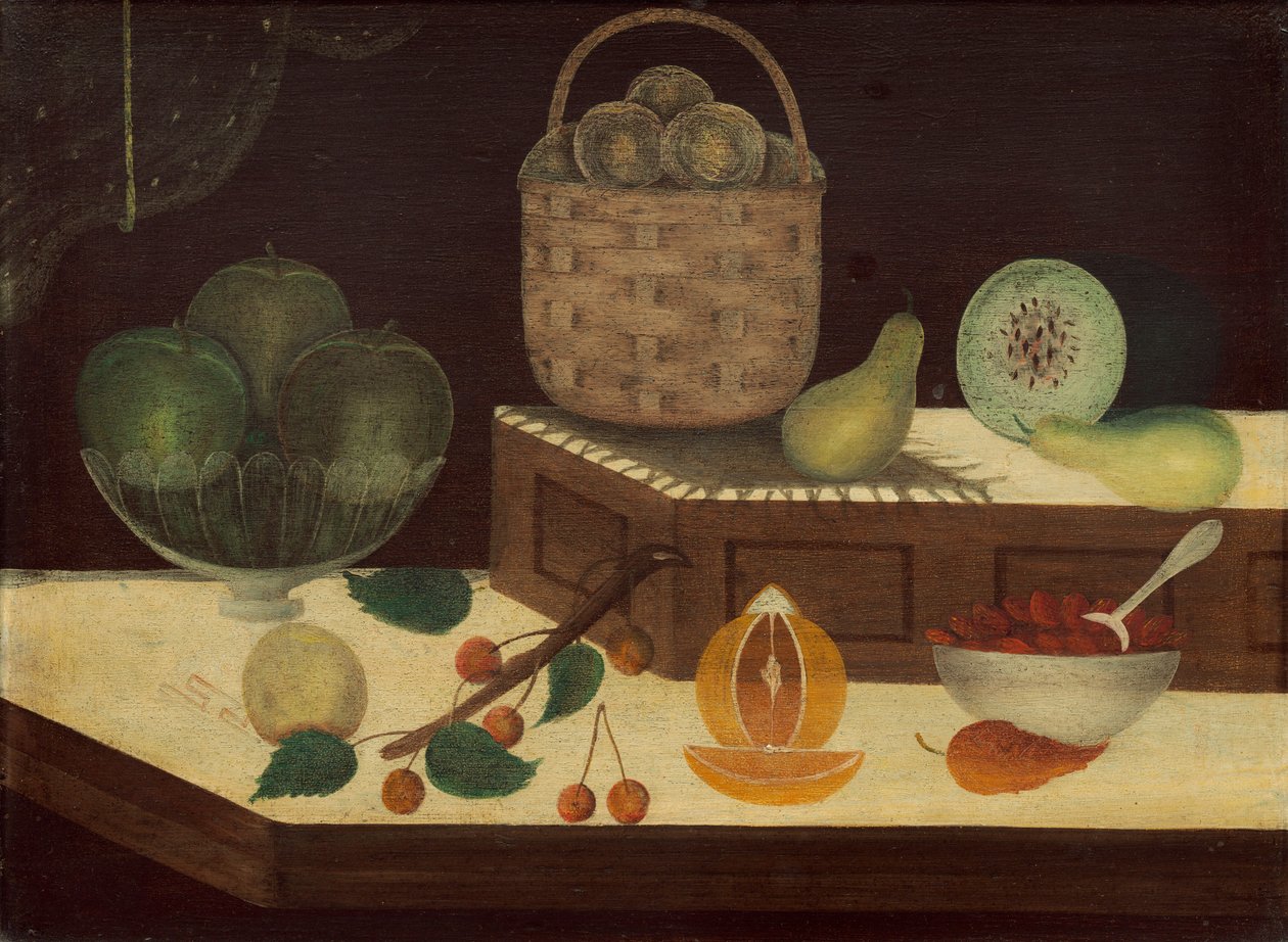 Gyümölcscsendélet alkotó: American 19th Century
