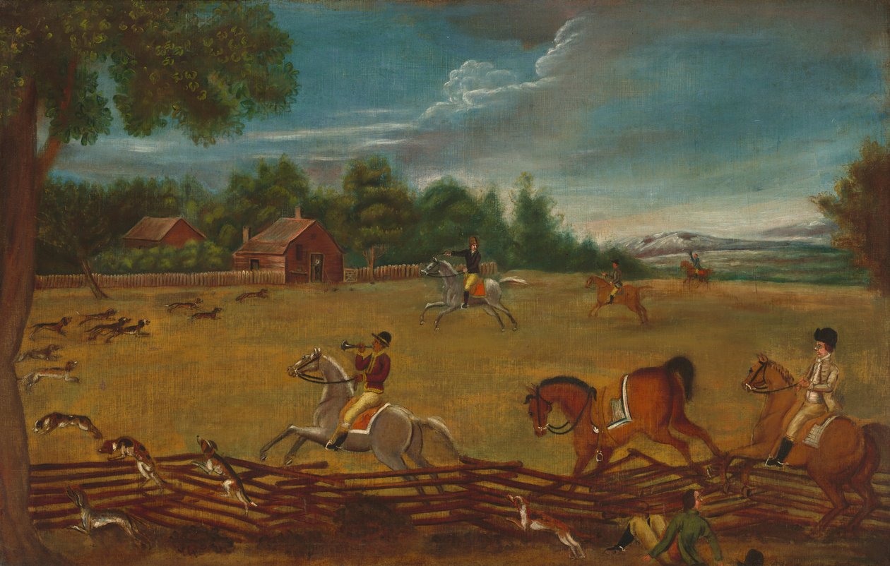 A vadászat vége alkotó: American 19th Century