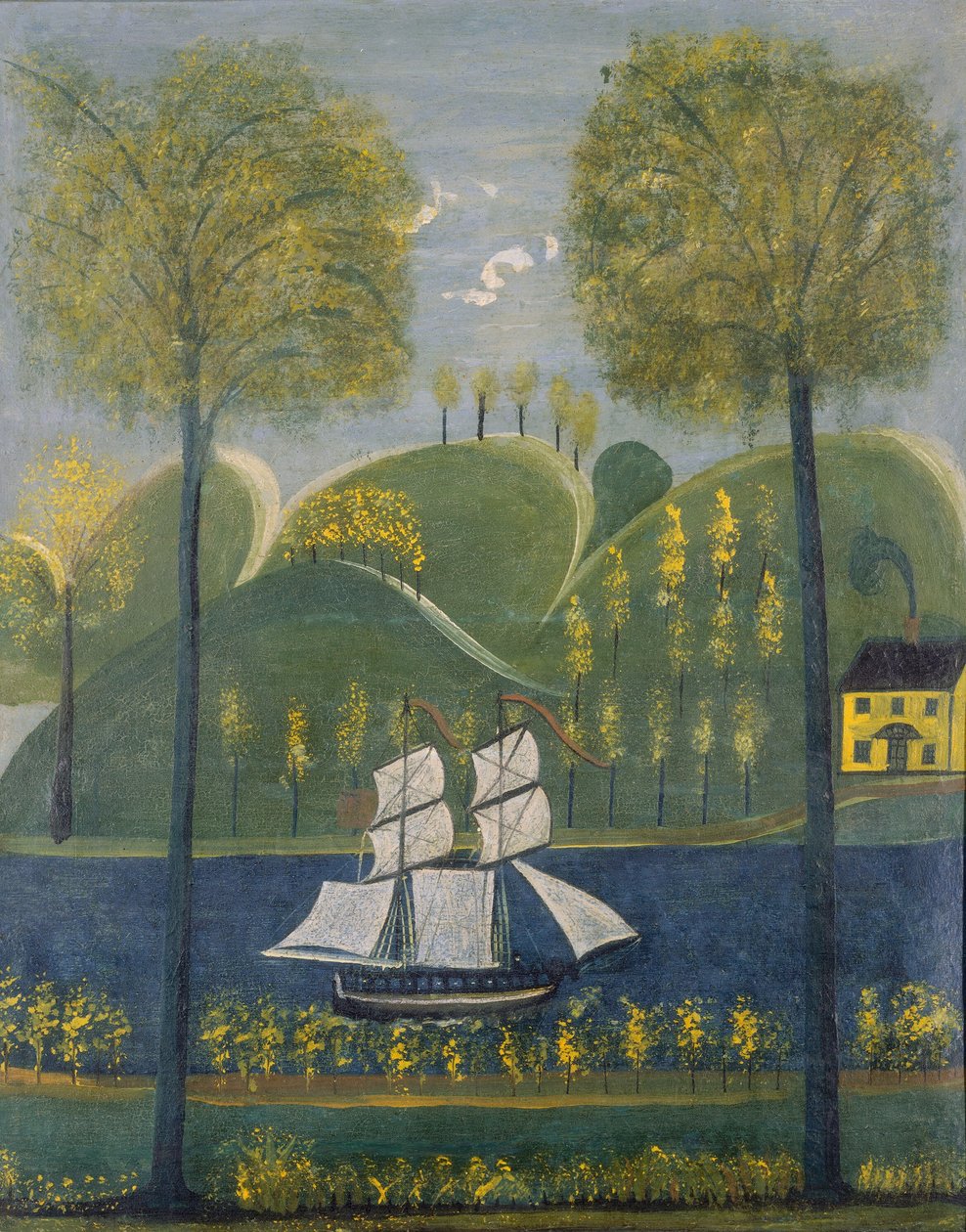 Teljes vitorla alatt alkotó: American 19th Century