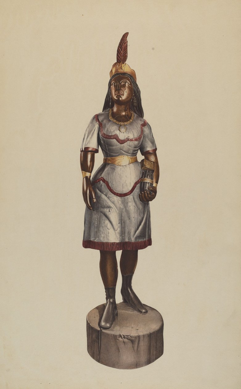 Szivarbolt Pocahontas alkotó: American 20th Century