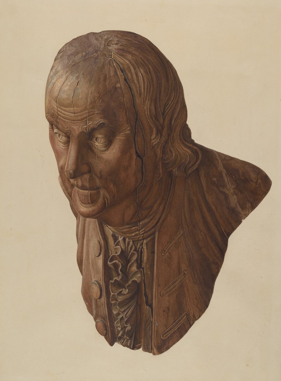 Férfi: Benjamin Franklin alkotó: American 20th Century