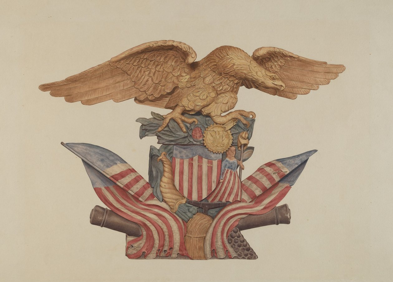 Fenyődísz (sas) alkotó: American 20th Century