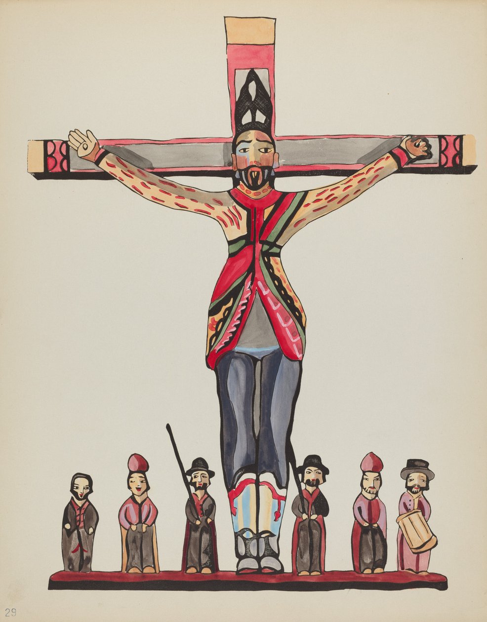 29. tábla: Saint Acacius: A „Spanish Colonial Designs of New Mexico” portfólióból alkotó: American 20th Century