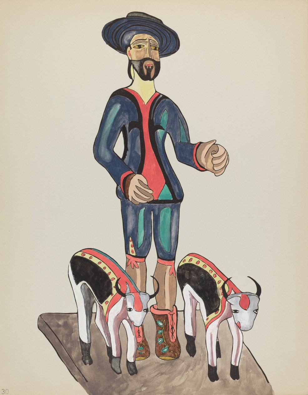 30. tábla: Saint Isidore: A „Spanish Colonial Designs of New Mexico” portfólióból alkotó: American 20th Century