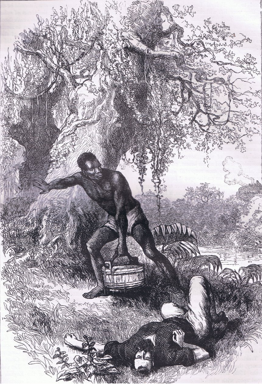 Egy incidens a "Ninety six" védelmében, illusztráció az Egyesült Államok Cassells Historyjából, Cassell, Petter & Galpin kiadásában, 1900 körül (litho) alkotó: American English school