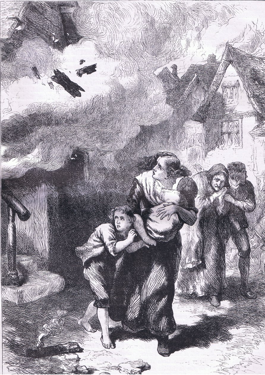 Incidens Norfolkban, az Egyesült Államok Cassells History of the United States illusztrációja, Cassell, Petter & Galpin, 1900 körül (litho) alkotó: American English school
