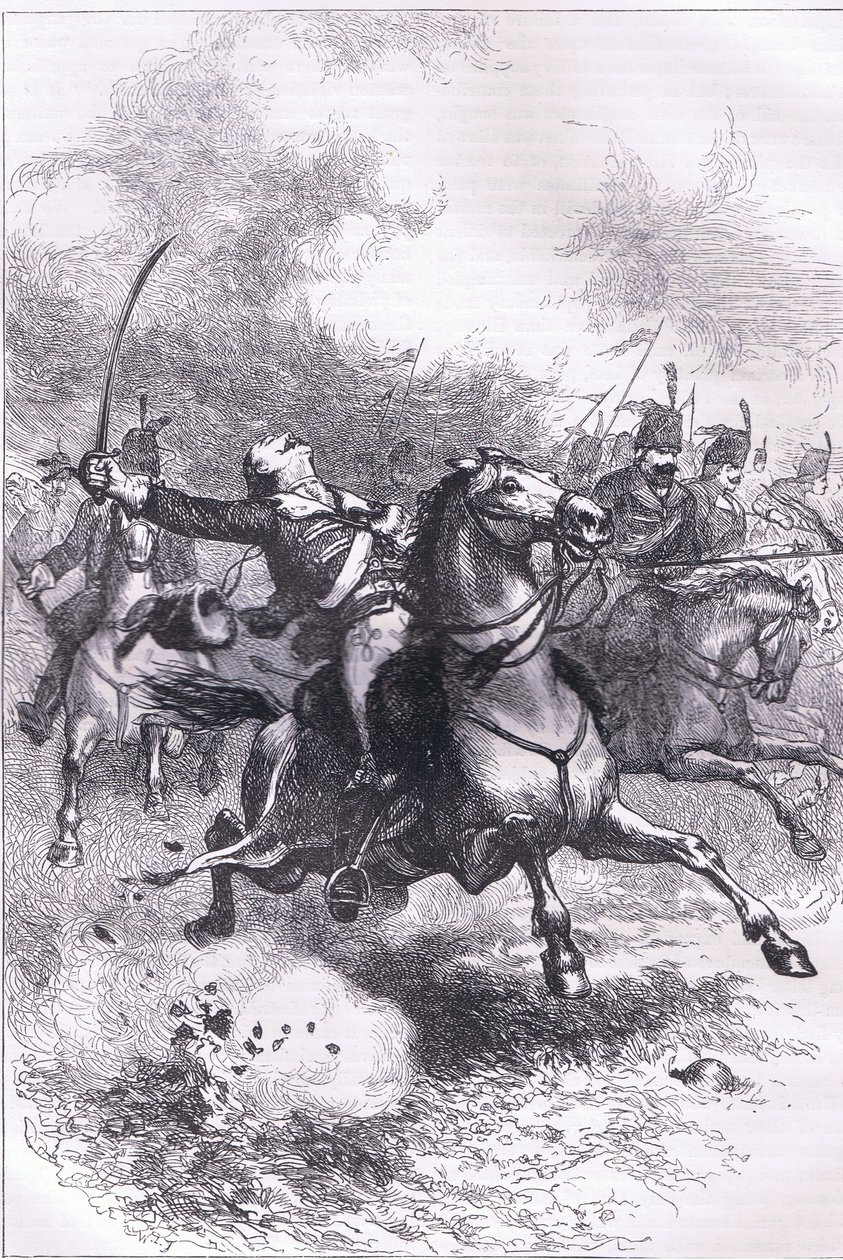 A Pulaski vádja, illusztráció a Cassells History of the Egyesült Államokból, kiadó: Cassell, Petter & Galpin, 1900 körül (litho) alkotó: American English school