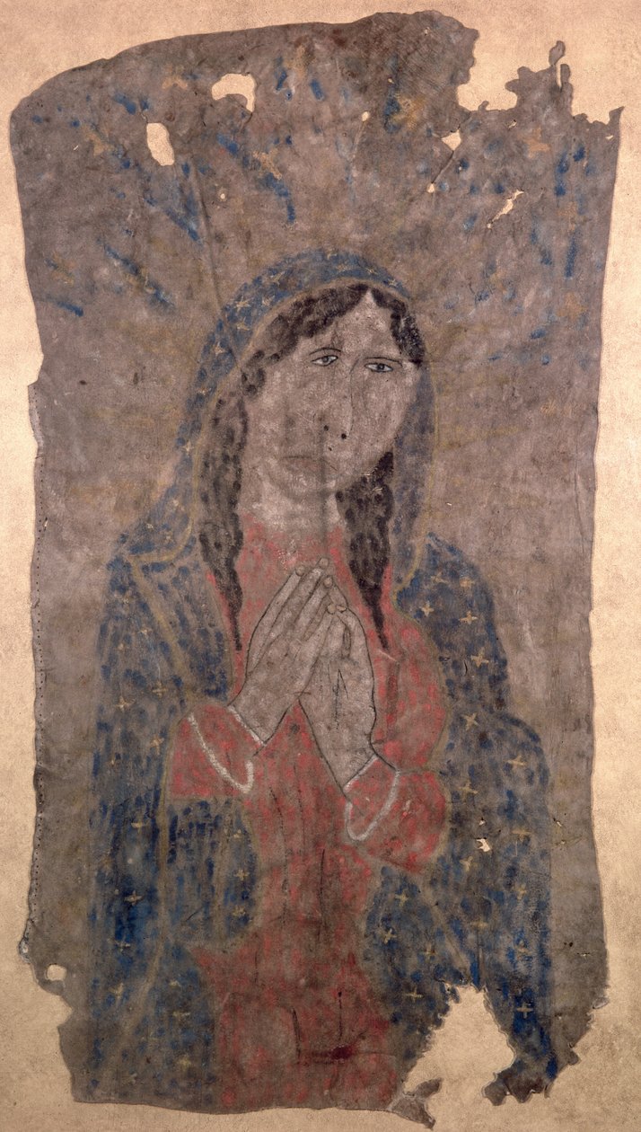 Madonna festmény, pueblo indián alkotó: American Native