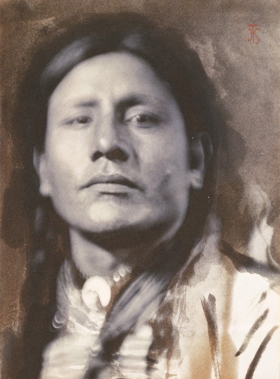 Egy sziú főnök, 1898 körül (platina nyomat) alkotó: American Photographer