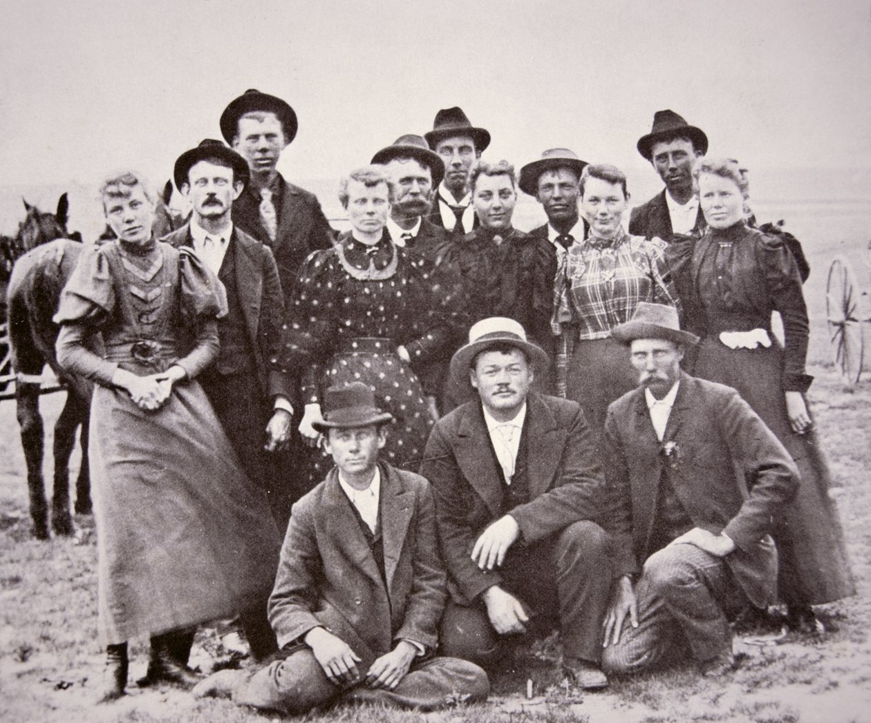 American Pioneers, 1850 körül (f/w fotó) alkotó: American Photographer