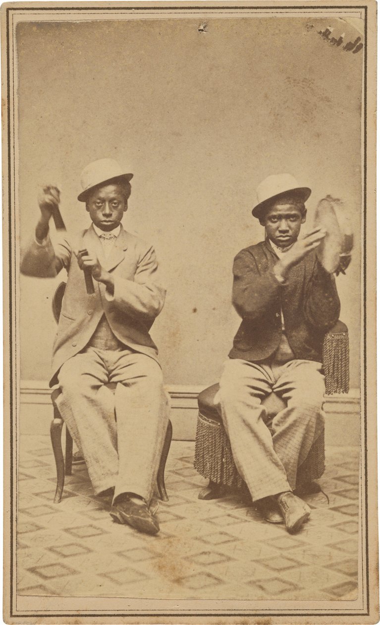 "Bell Boys at the Barrett House, Burlington, Iowa",c. 1863 (fénykép) alkotó: American Photographer