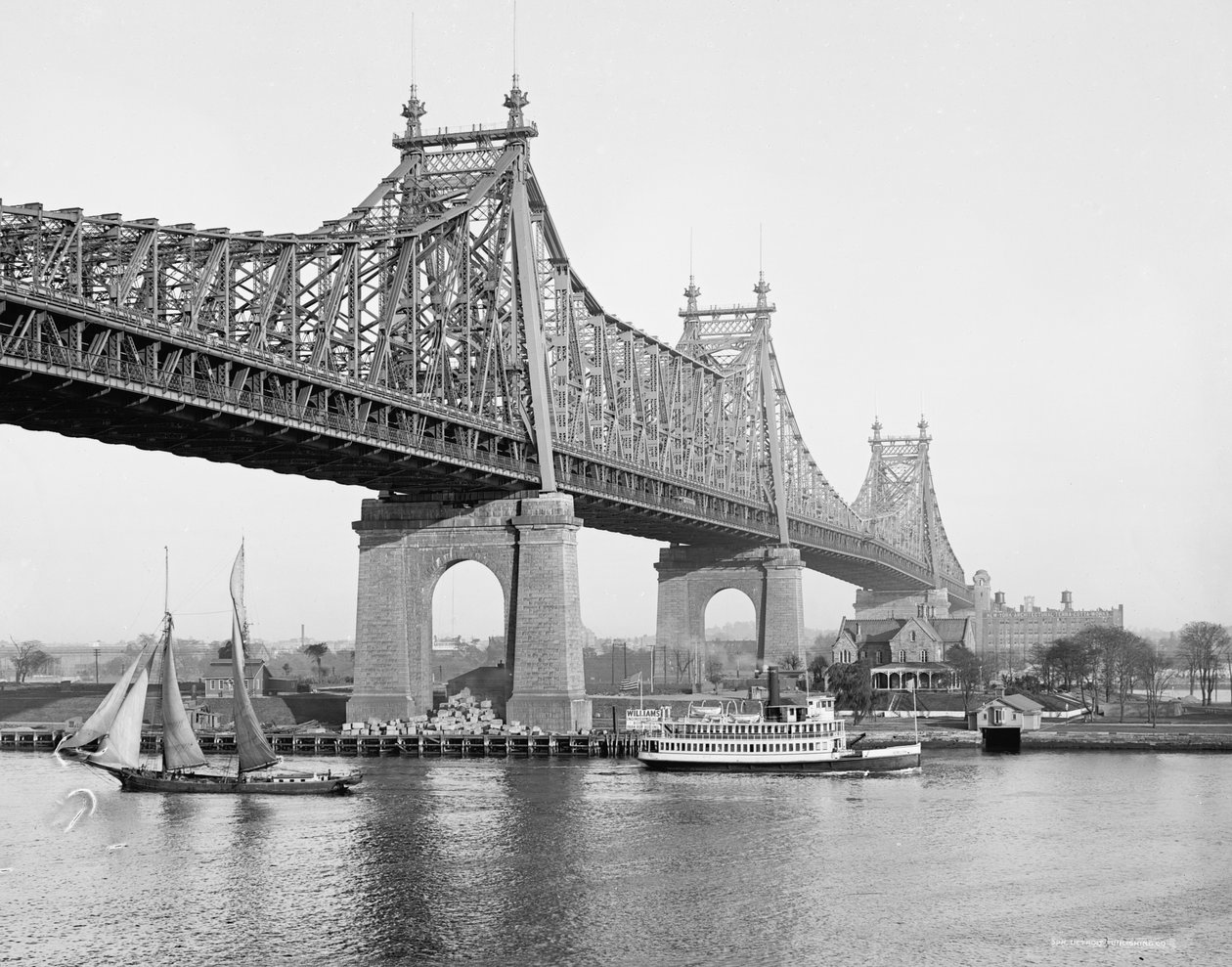 Blackwells Island (azaz Queensboro) híd, New York, N.Y., 1910-20 alkotó: American Photographer