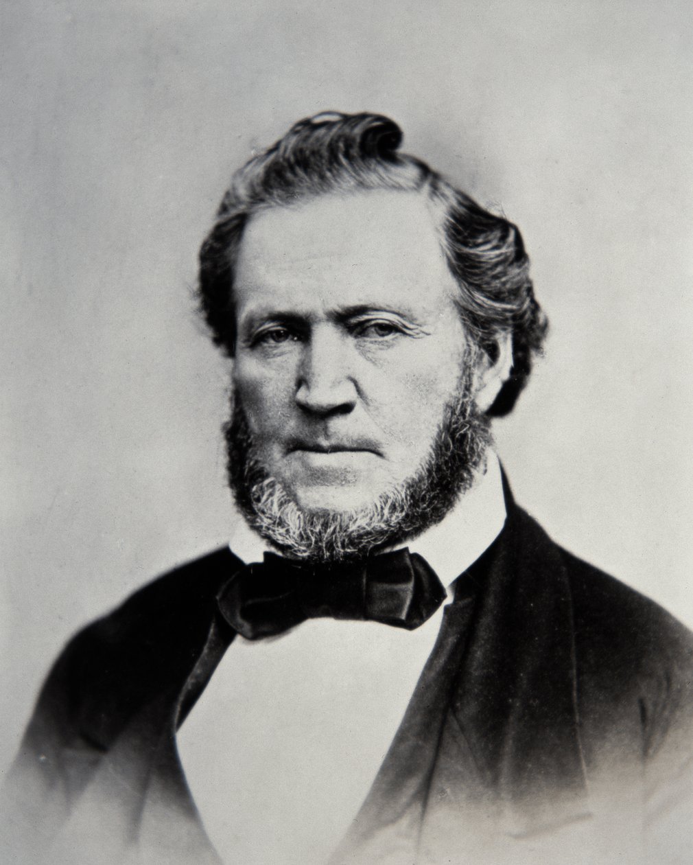 Brigham Young (1801-77) a mormon egyház második elnöke (f/w fotó) alkotó: American Photographer
