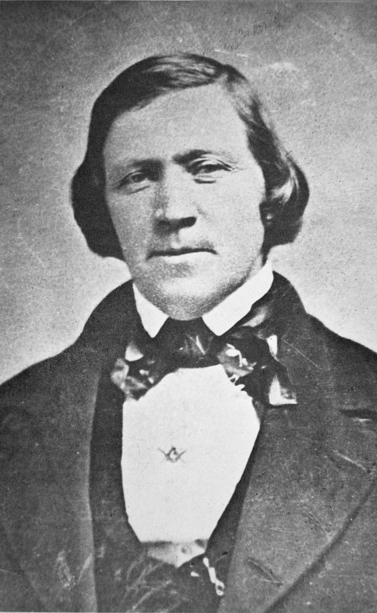 Brigham Young (1801-77) a mormon egyház második elnöke, 43 éves alkotó: American Photographer