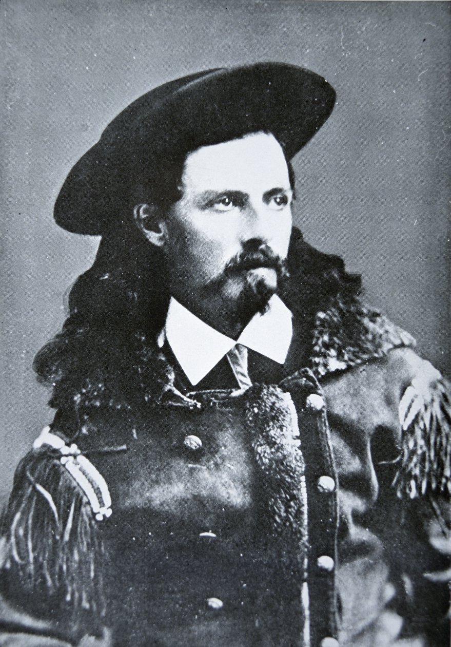 Buffalo Bill Cody (1846-1917) 1869 (f/w fotó) alkotó: American Photographer